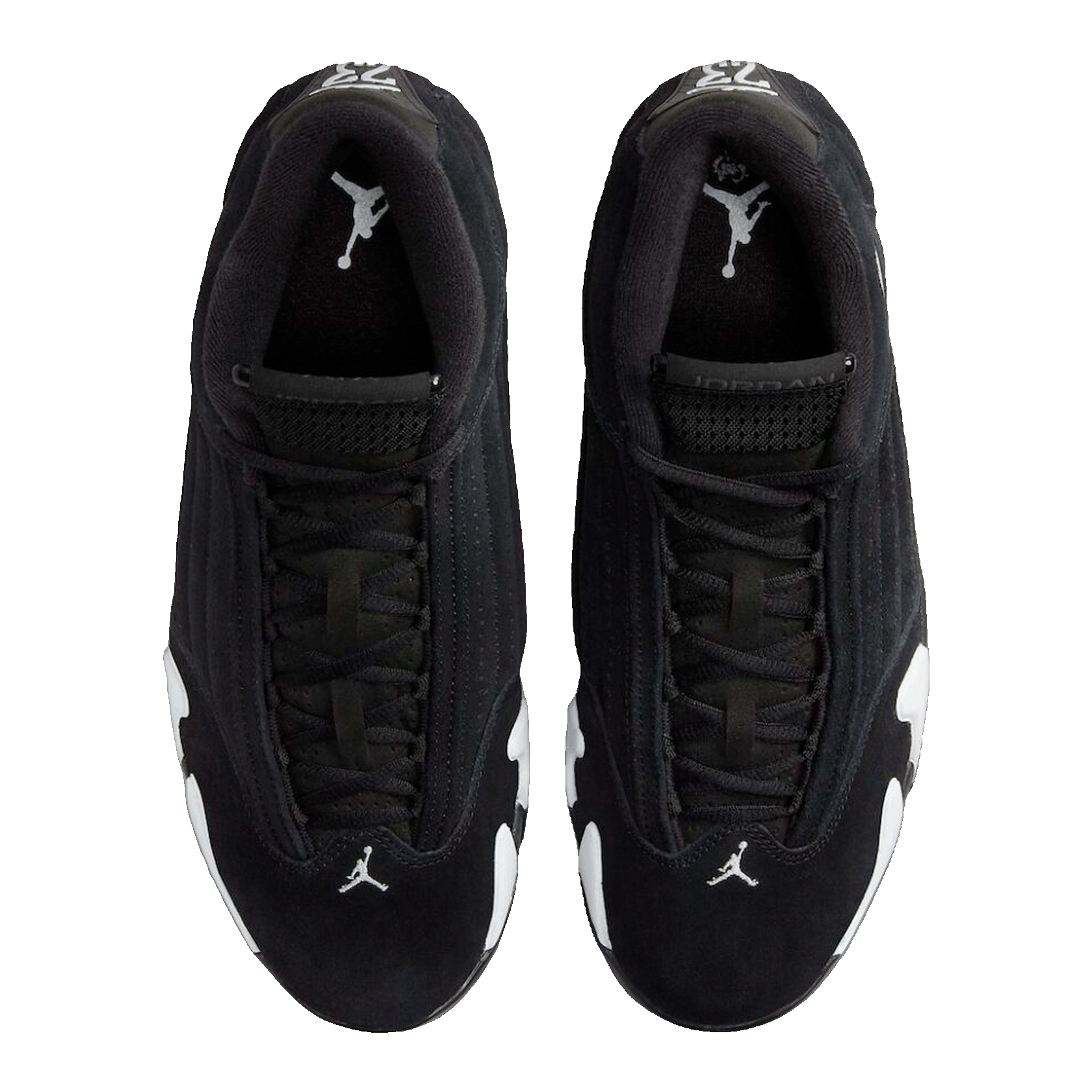 Nike Air Jordan 14 Retro Black White Oben 487471-016