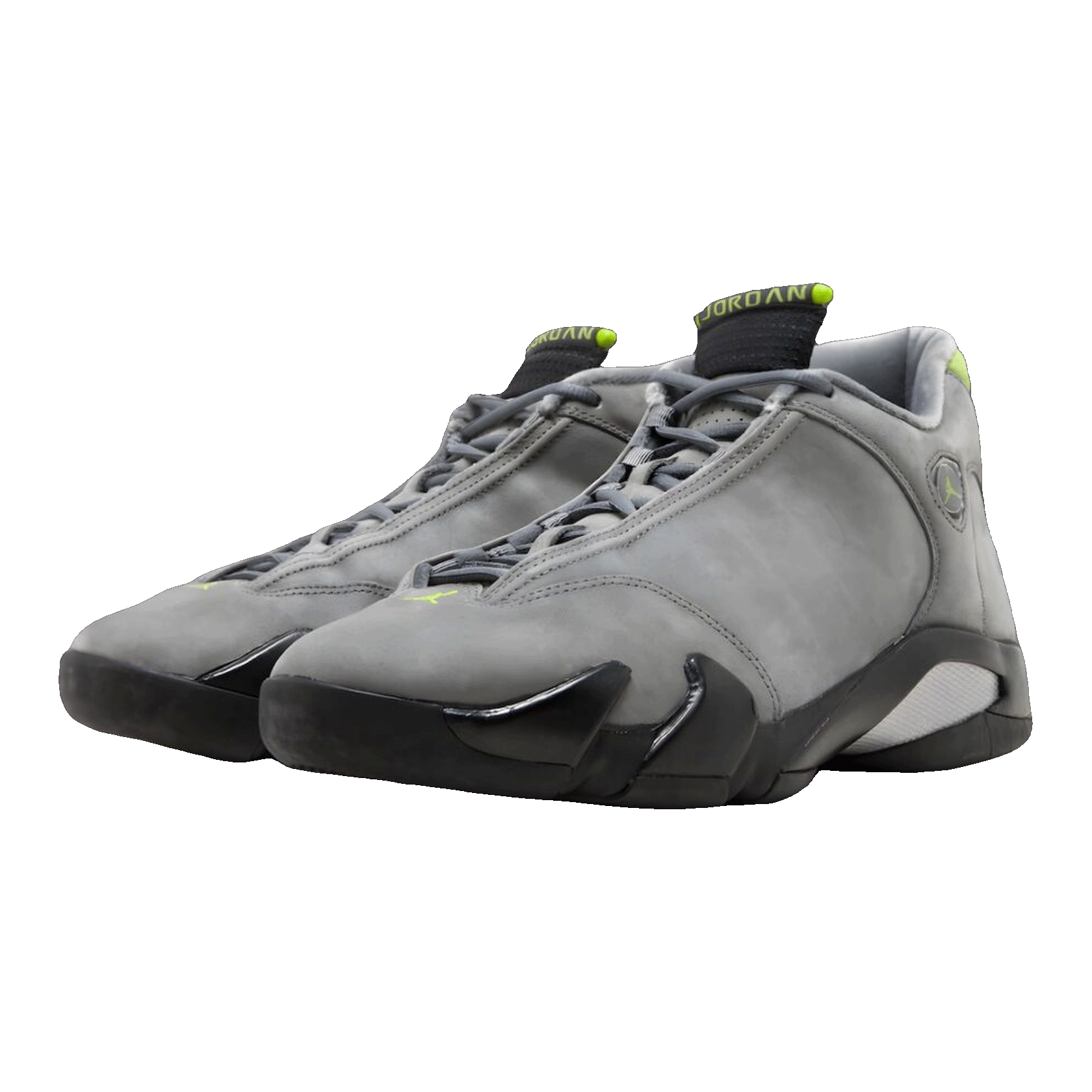 Nike Air Jordan 14 Retro Graphite Chartreuse (2005) Side 311832-031