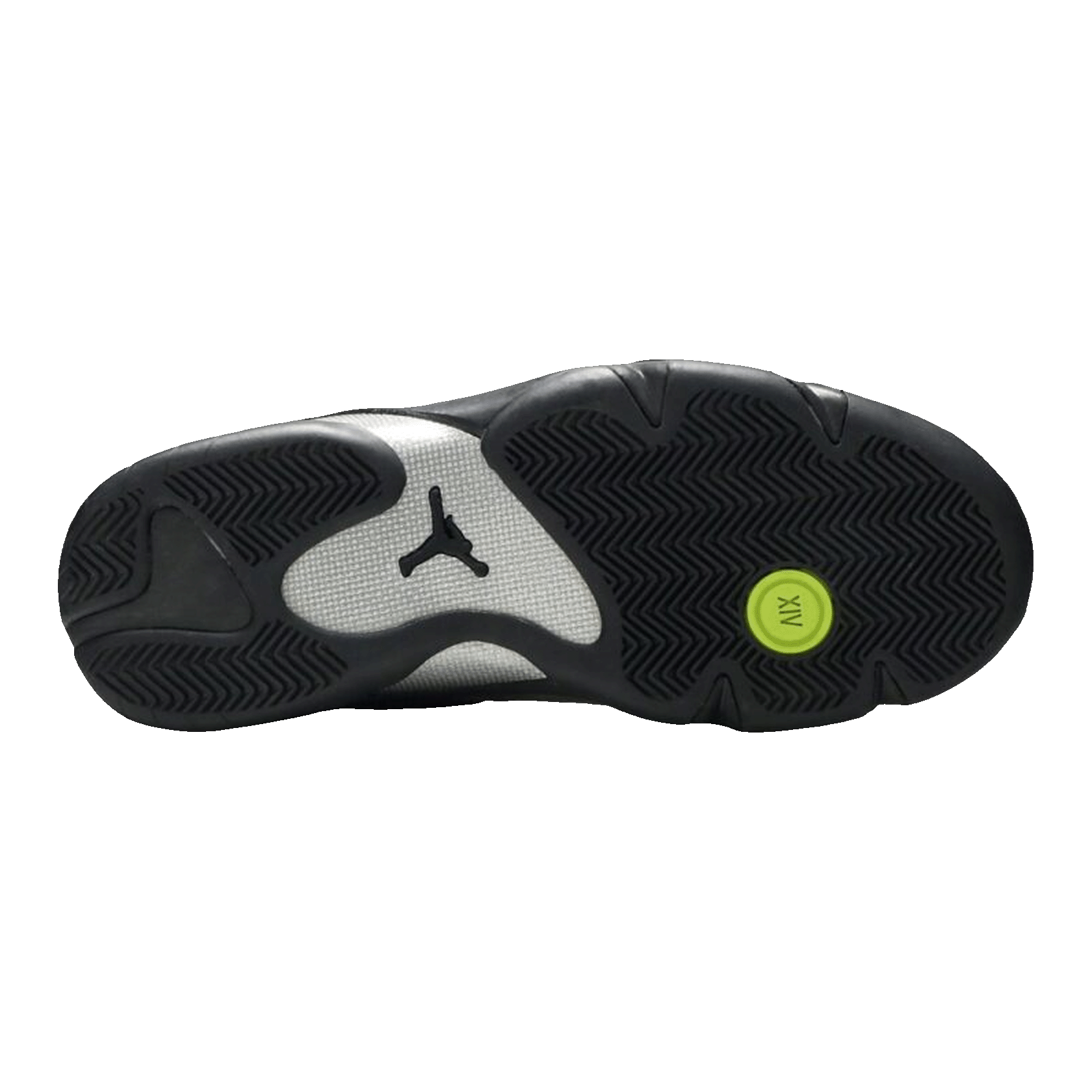 Nike Air Jordan 14 Retro Graphite Chartreuse (2005) Sohle