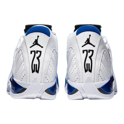 Nike Air Jordan 14 Retro White Hyper Royal Back 487471-104