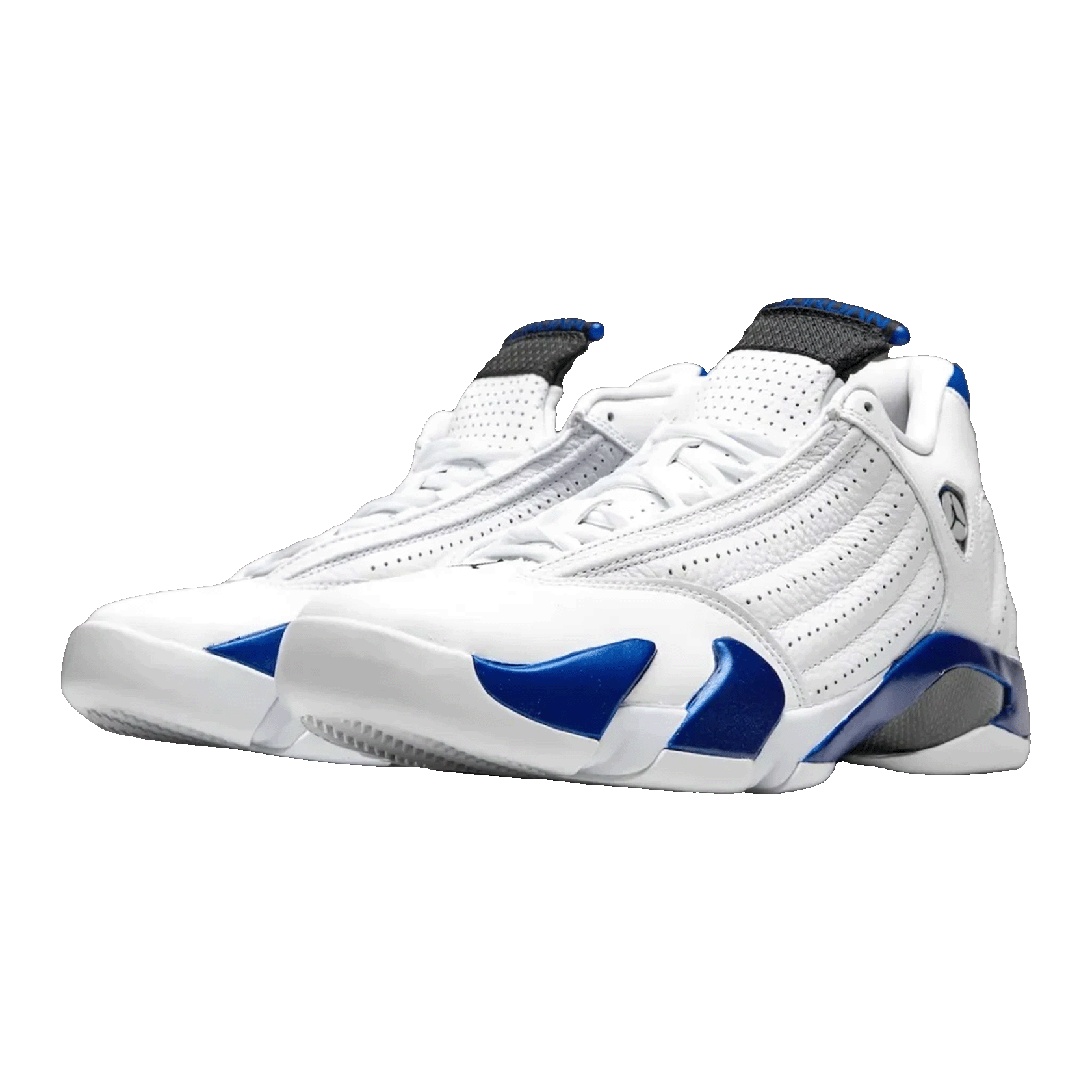 Nike Air Jordan 14 Retro White Hyper Royal Side 487471-104
