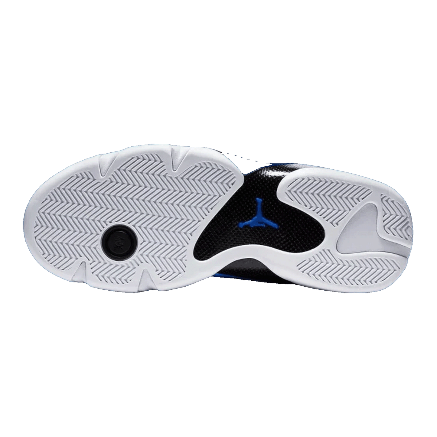 Nike Air Jordan 14 Retro White Hyper Royal Sohle 487471-104