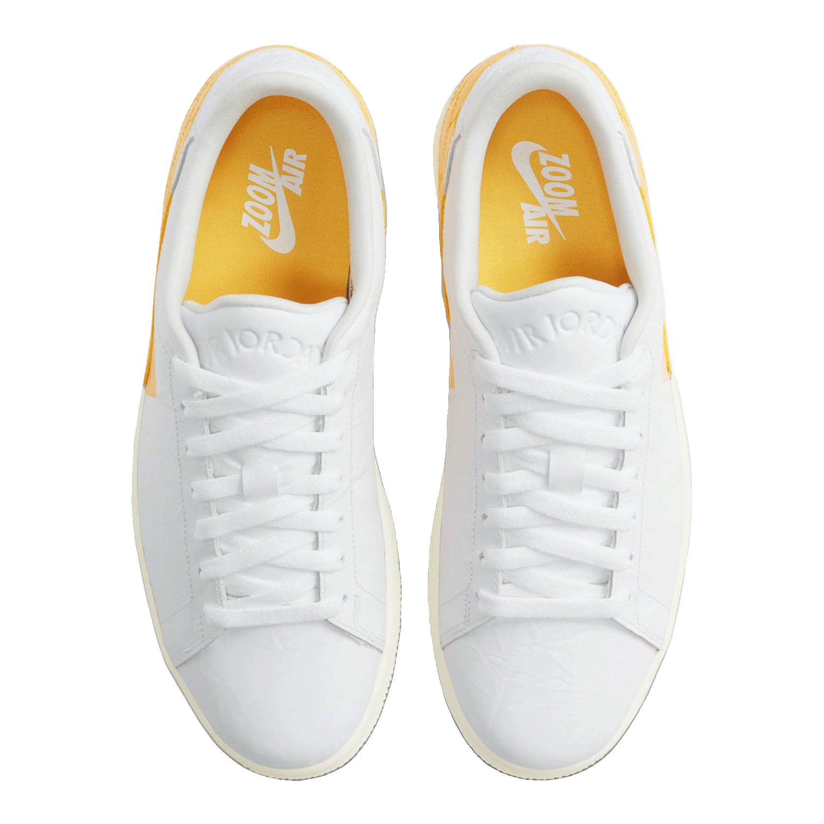 Nike Air Jordan 1 Centre Court White University Gold Oben