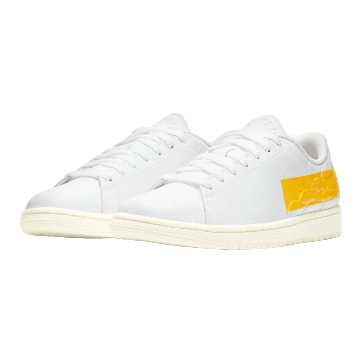 Nike Air Jordan 1 Centre Court White University Gold Side