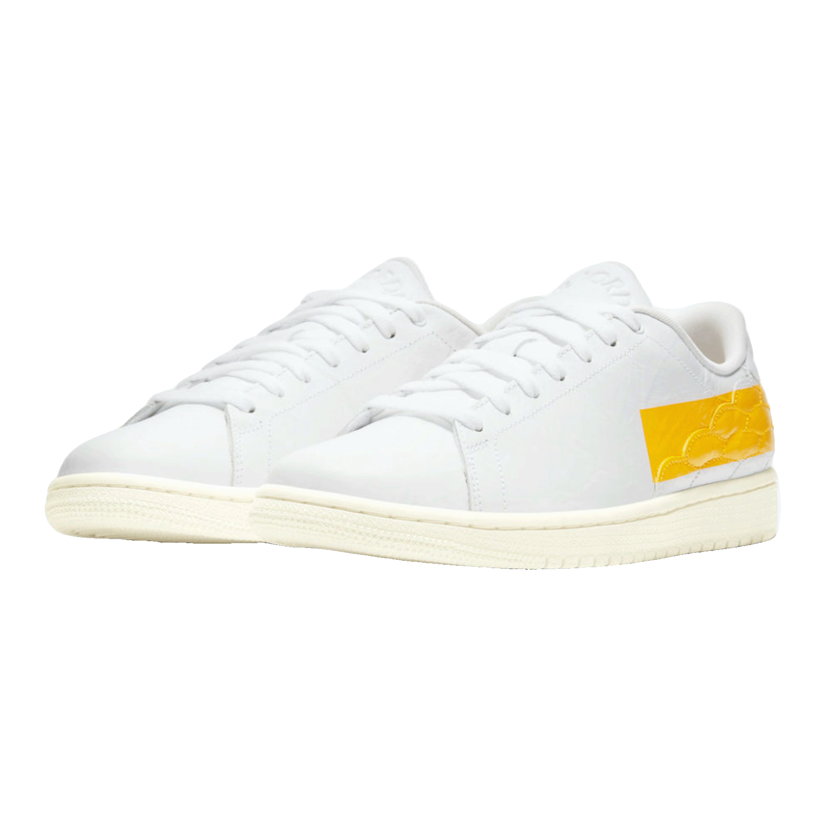 Nike Air Jordan 1 Centre Court White University Gold Side