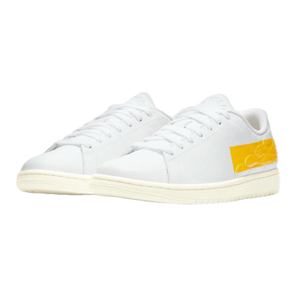 Nike Air Jordan 1 Centre Court White University Gold Side