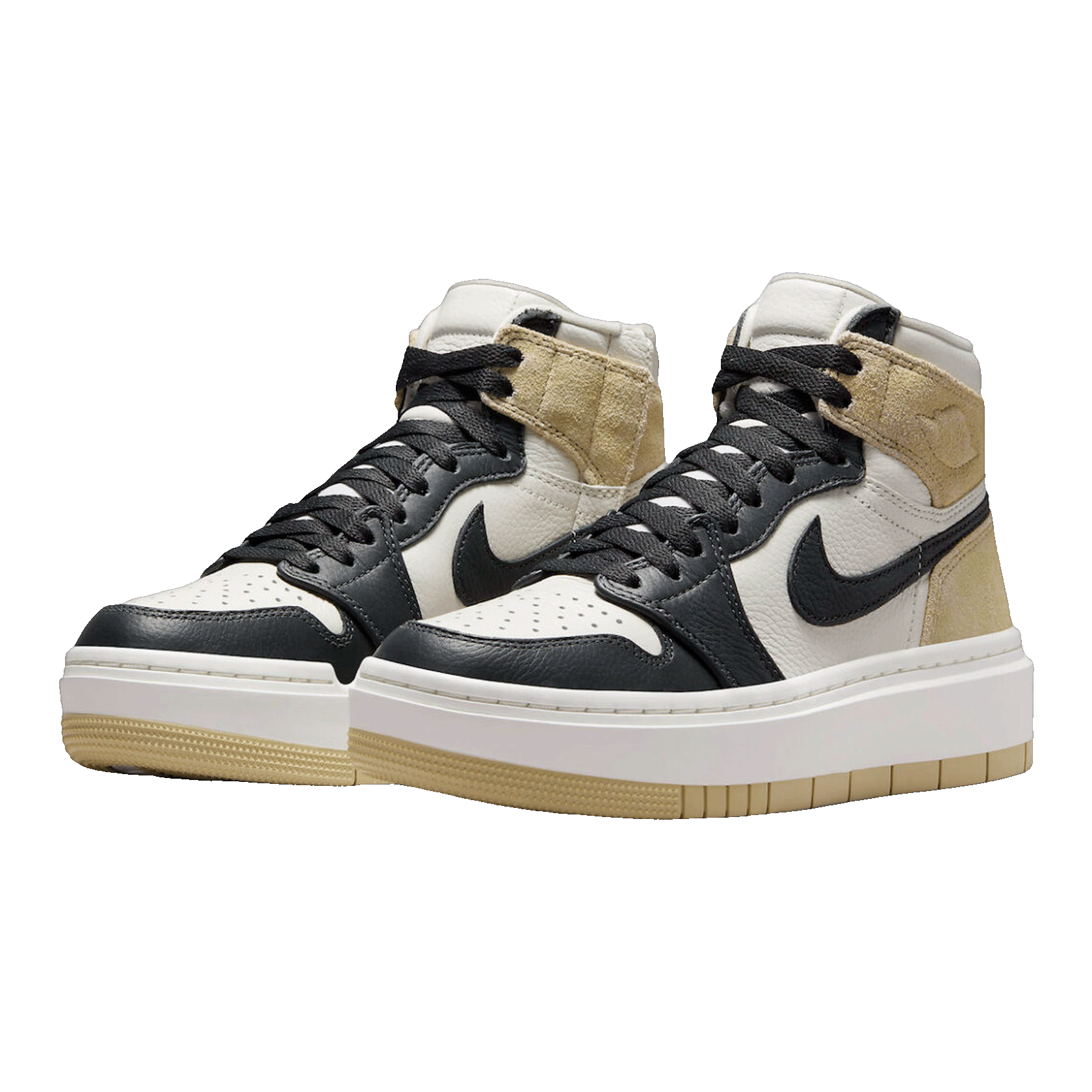 Nike Air Jordan 1 Elevate High Beige Black Toe (W) Side