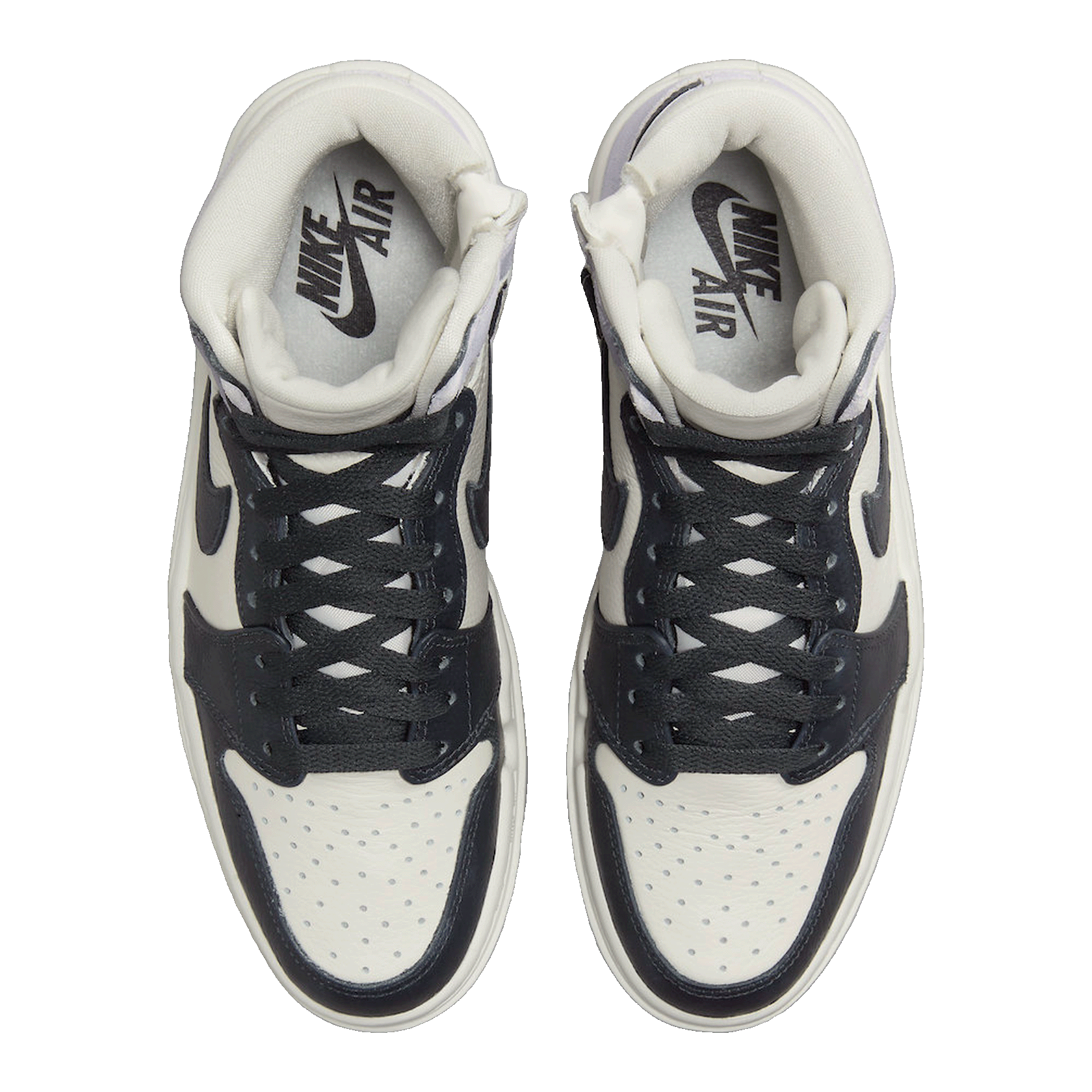 Nike Air Jordan 1 Elevate High Lilac Black Toe (W) Oben