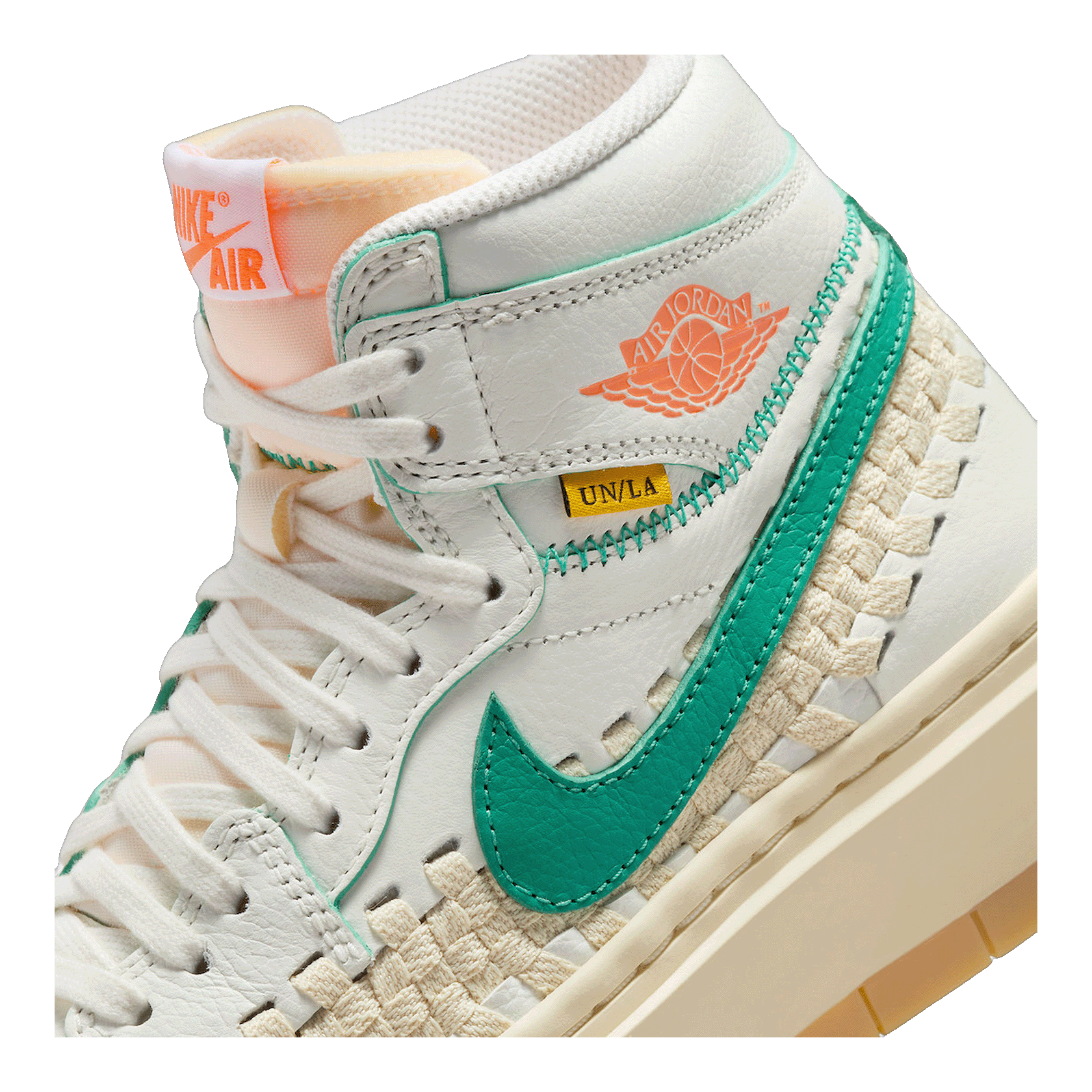 Nike Air Jordan 1 Elevate High SP Union LA Bephies Beauty Supply Summer of ‘96 (W) Detail