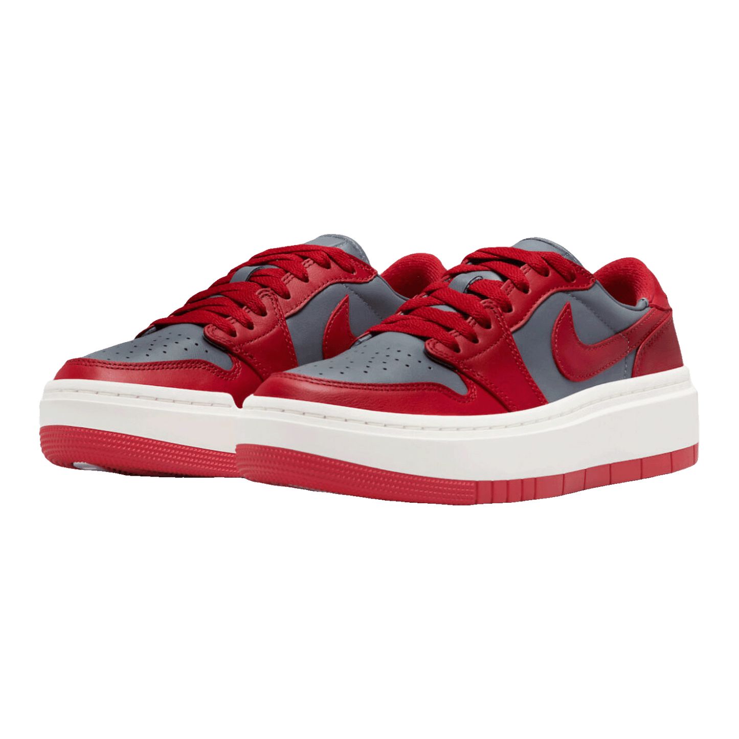 Nike Air Jordan 1 Elevate Low Dark Grey Varsity Red (W) Side