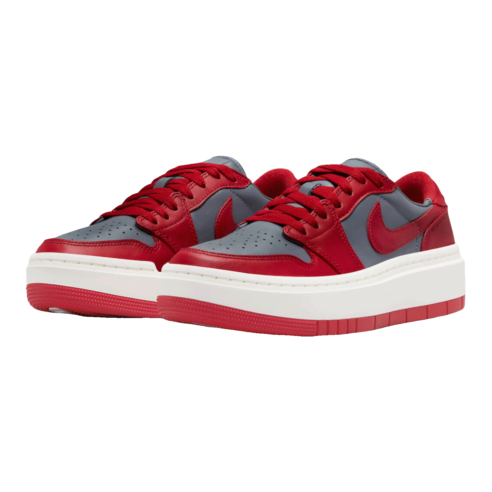 Nike Air Jordan 1 Elevate Low Dark Grey Varsity Red (W) Side