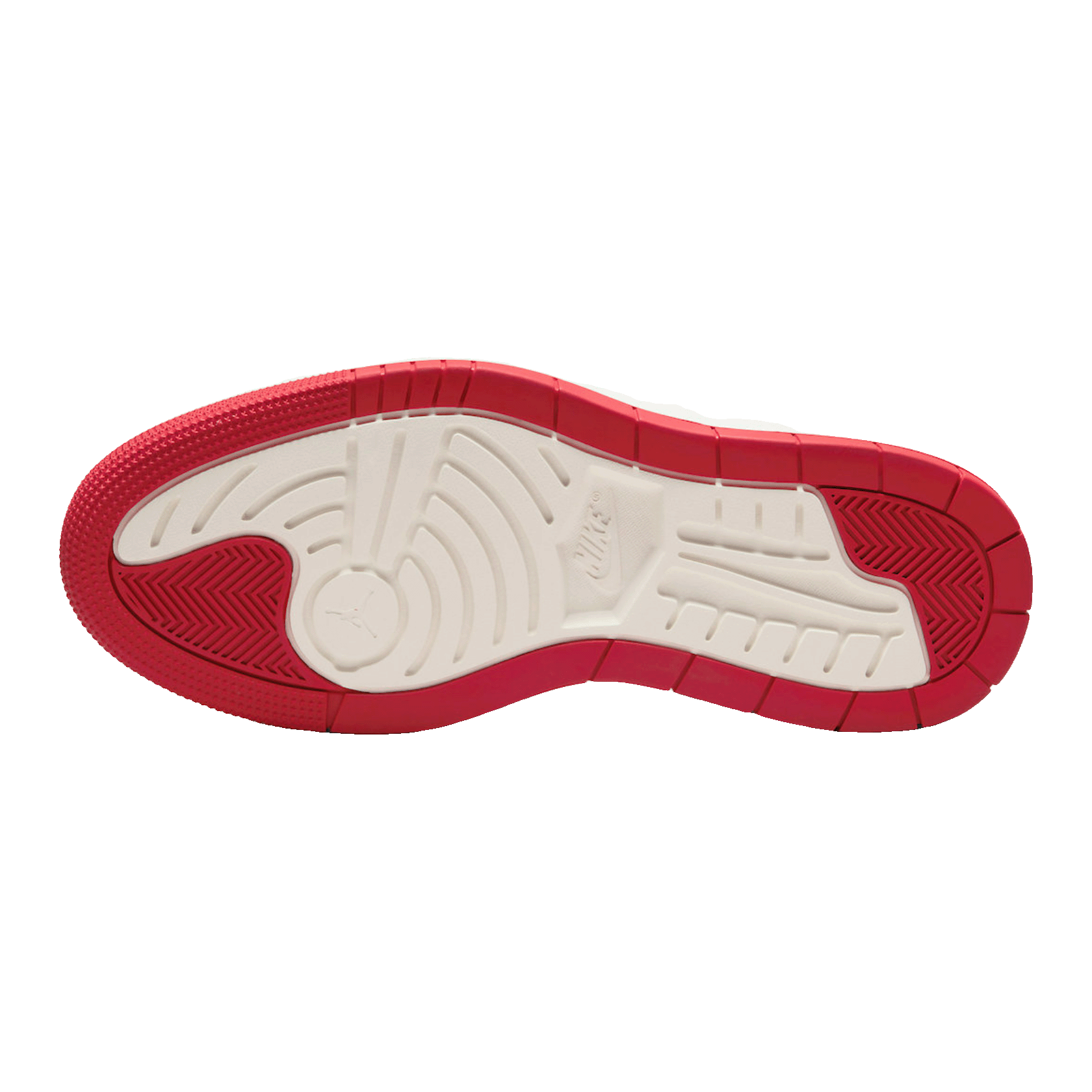 Nike Air Jordan 1 Elevate Low Dark Grey Varsity Red (W) Sohle