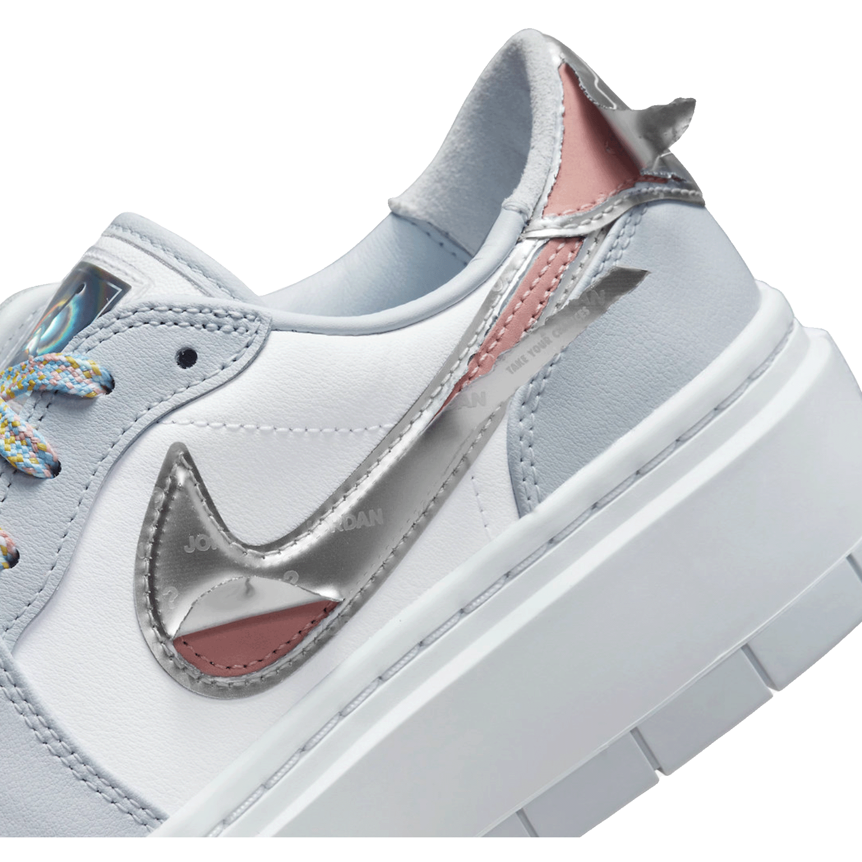 Nike Air Jordan 1 Elevate Low SE Tear Away Silver (W) Detail