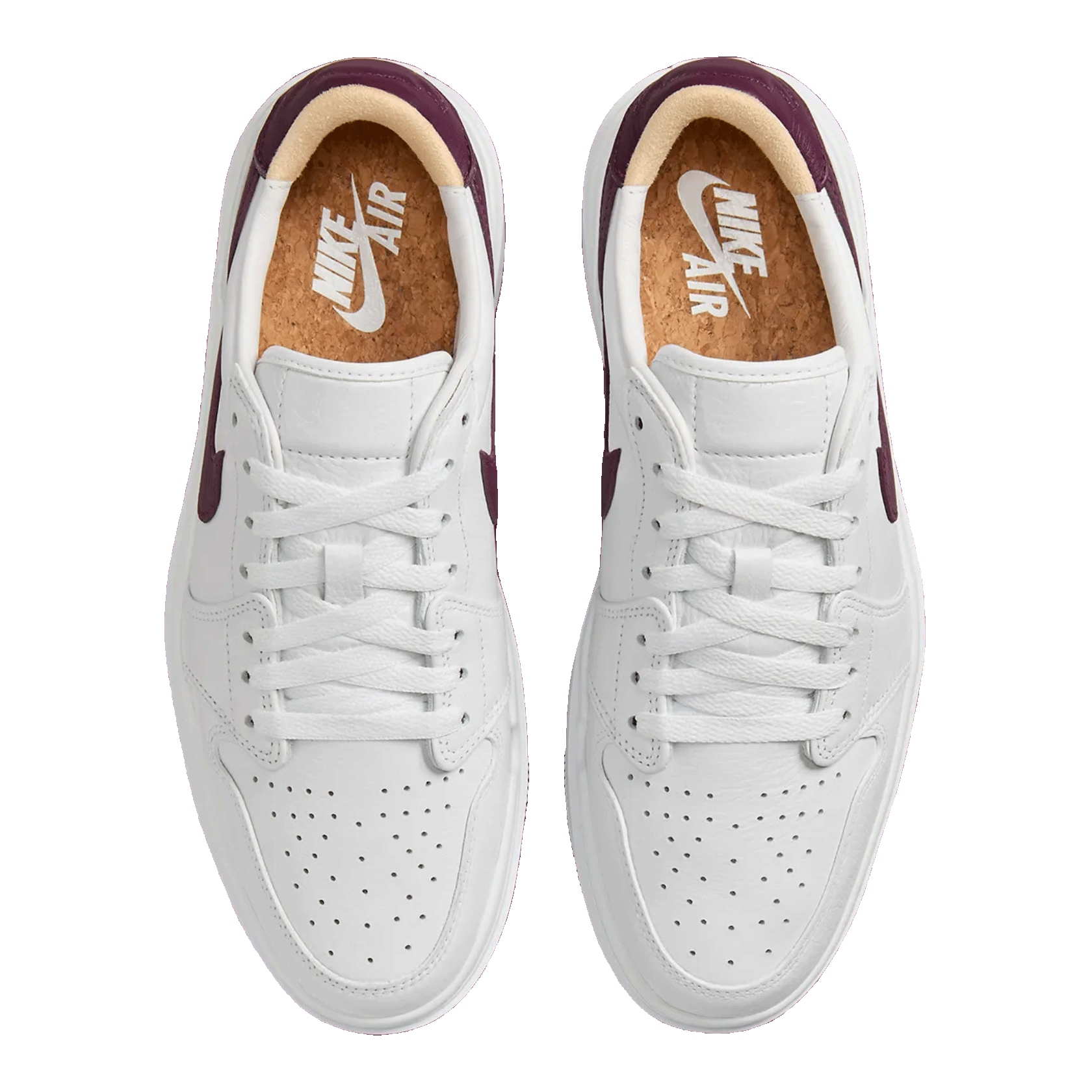Nike Air Jordan 1 Elevate Low White Bordeaux (W) Oben