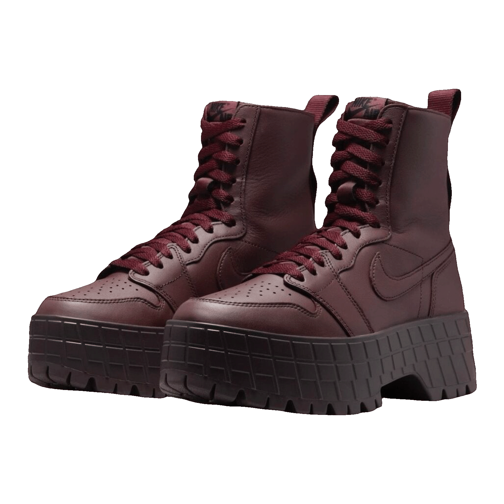 Nike Air Jordan 1 High Brooklyn Burgundy Crush (W) Side