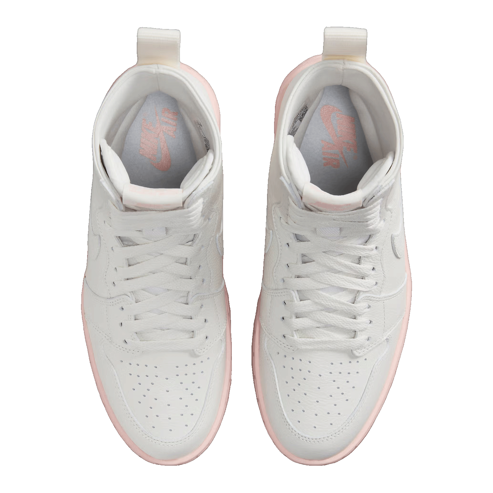 Nike Air Jordan 1 High Brooklyn Sail Legend Pink (W) Oben