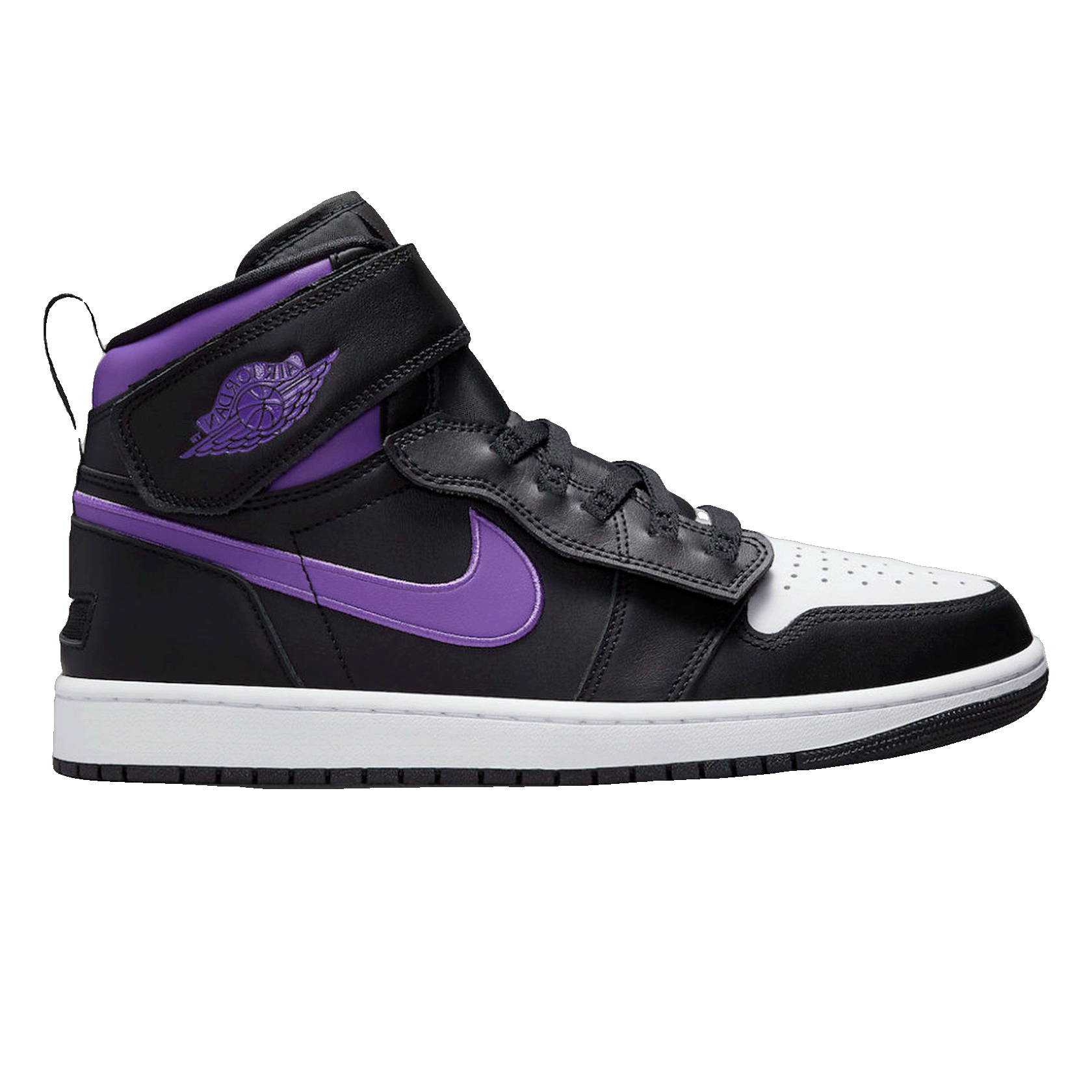 Nike Air Jordan 1 High FlyEase Black Bright Violet