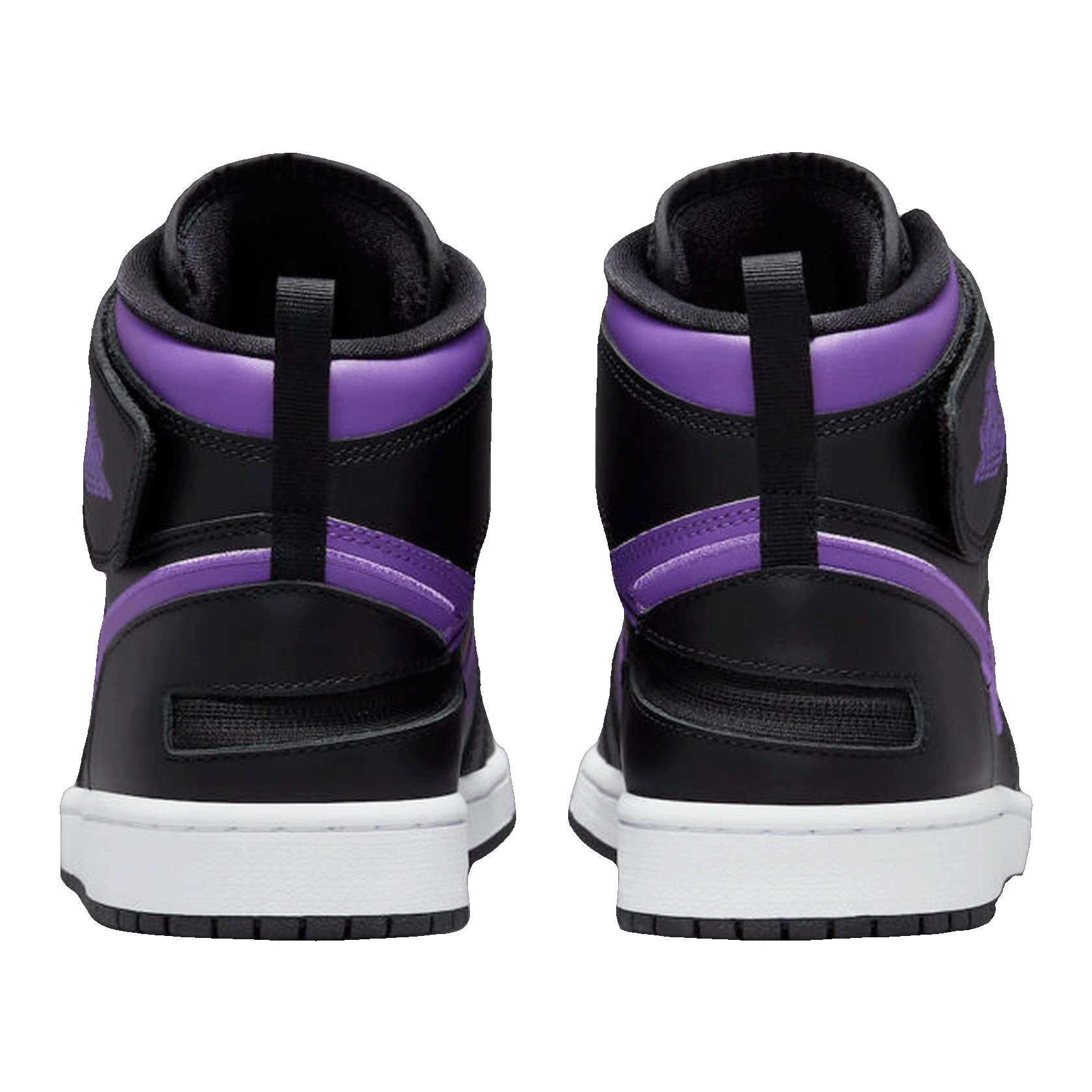Nike Air Jordan 1 High FlyEase Black Bright Violet Back
