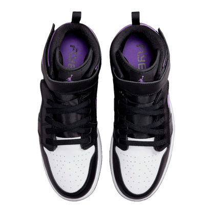 Nike Air Jordan 1 High FlyEase Black Bright Violet Oben
