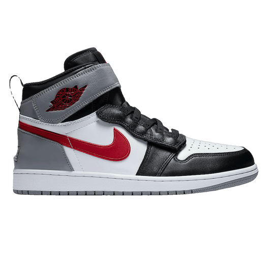 Nike Air Jordan 1 High FlyEase Black Particle Grey Gym Red