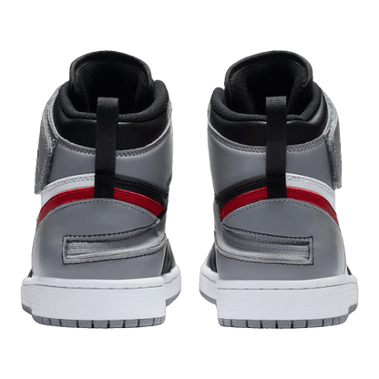 Nike Air Jordan 1 High FlyEase Black Particle Grey Gym Red Back