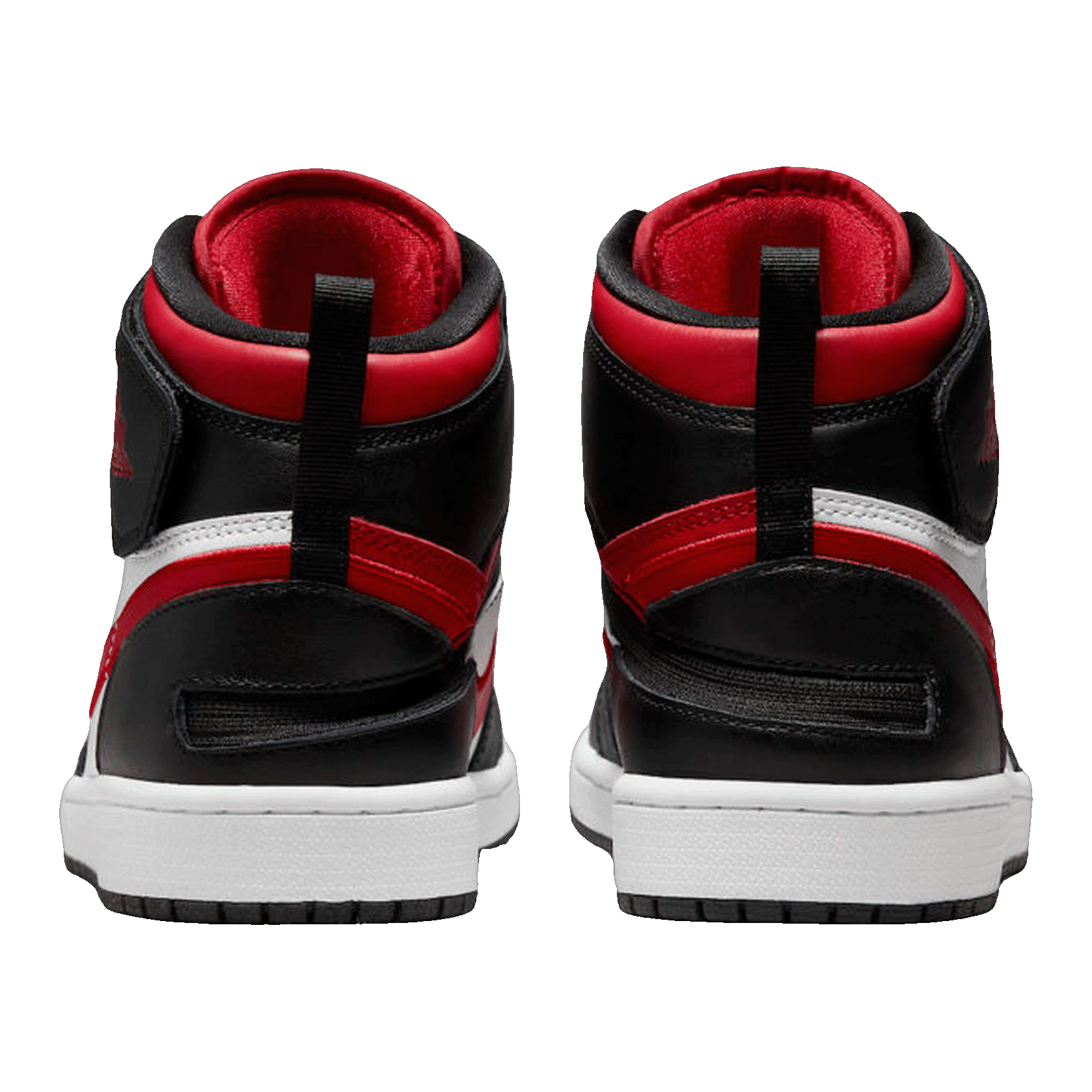 Nike Air Jordan 1 High FlyEase Black White Fire Red Back