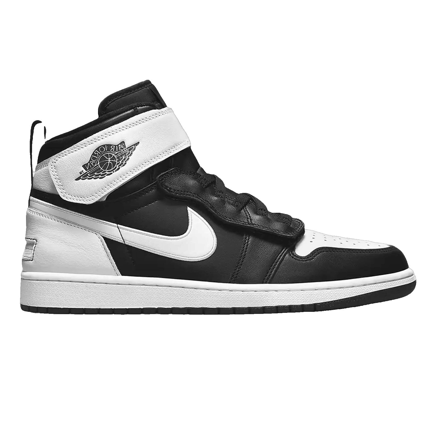 Nike Air Jordan 1 High FlyEase Black White (GS)