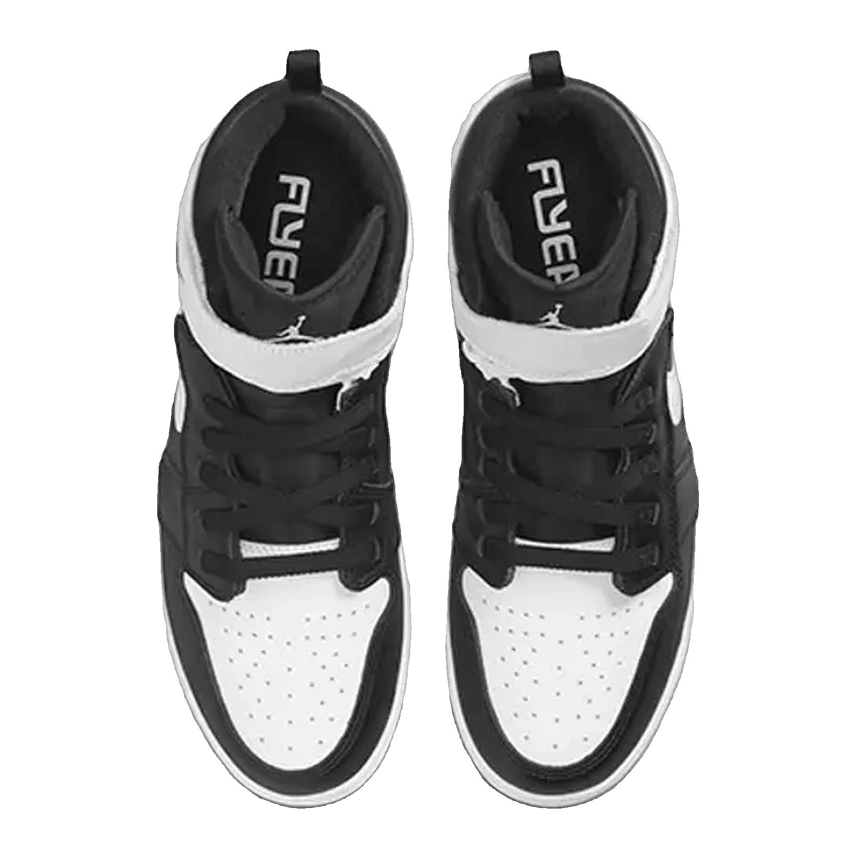 Nike Air Jordan 1 High FlyEase Black White (GS) Oben
