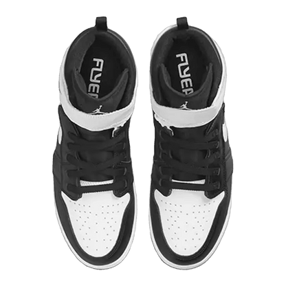 Nike Air Jordan 1 High FlyEase Black White (GS) Oben