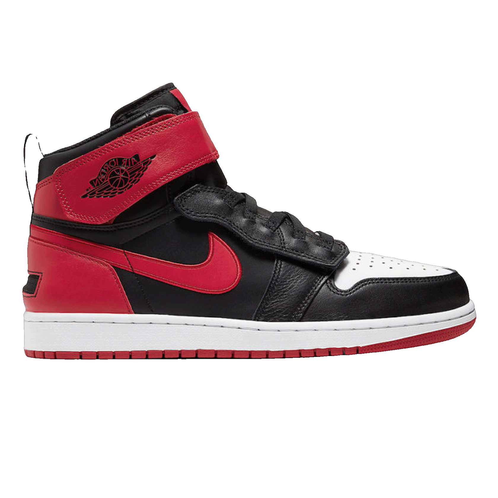 Nike Air Jordan 1 High FlyEase Bred White Toe