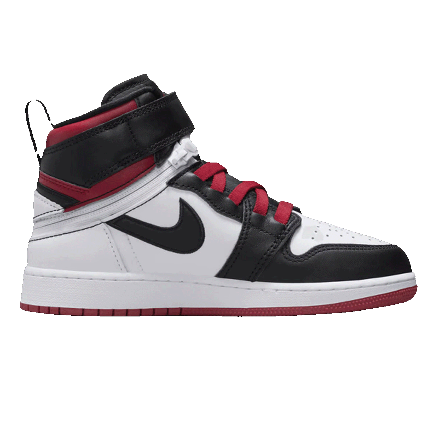 Nike Air Jordan 1 High FlyEase Gym Red Black Toe (GS) DC7986-106