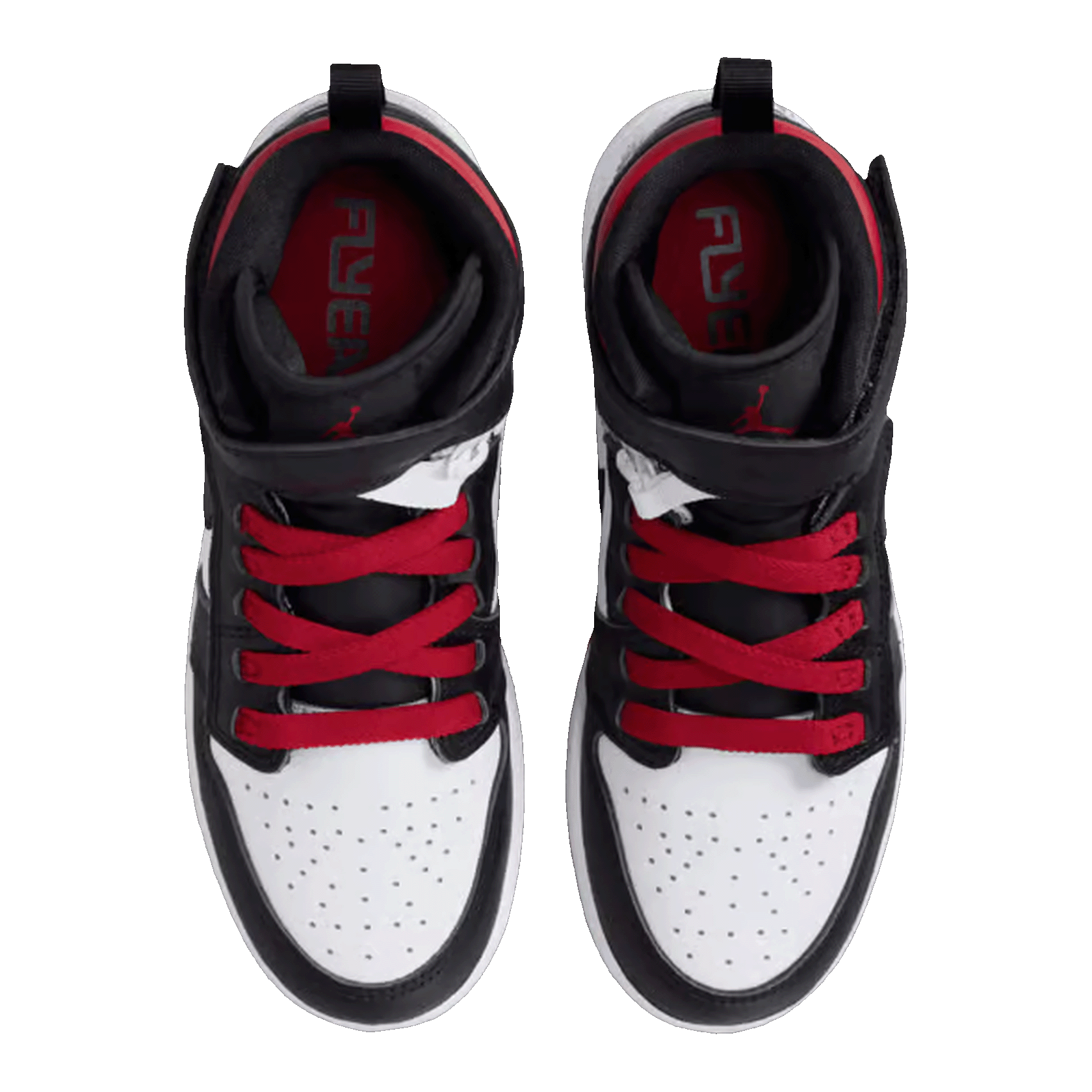 Nike Air Jordan 1 High FlyEase Gym Red Black Toe (GS)