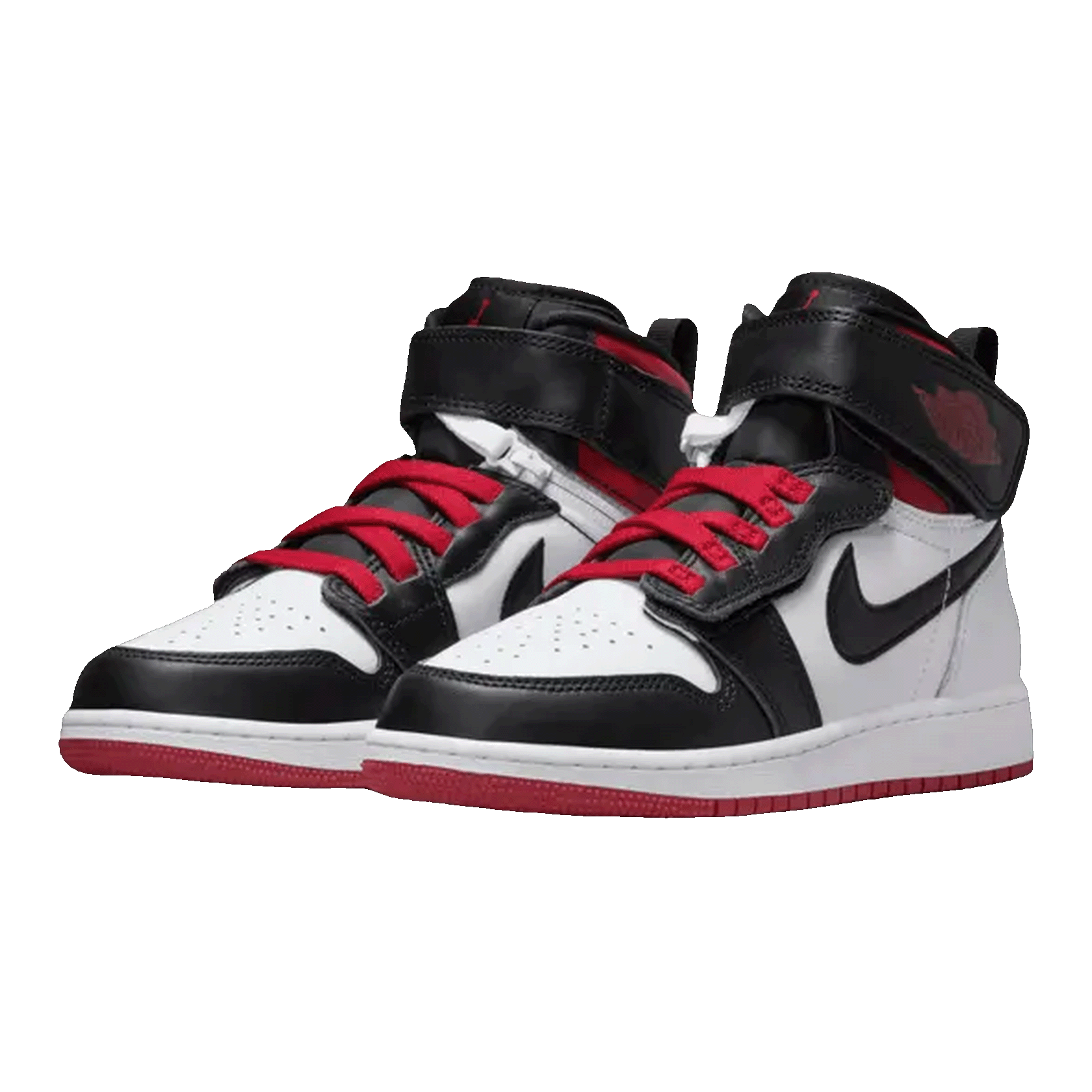 Nike Air Jordan 1 High FlyEase Gym Red Black Toe (GS) DC7986-106