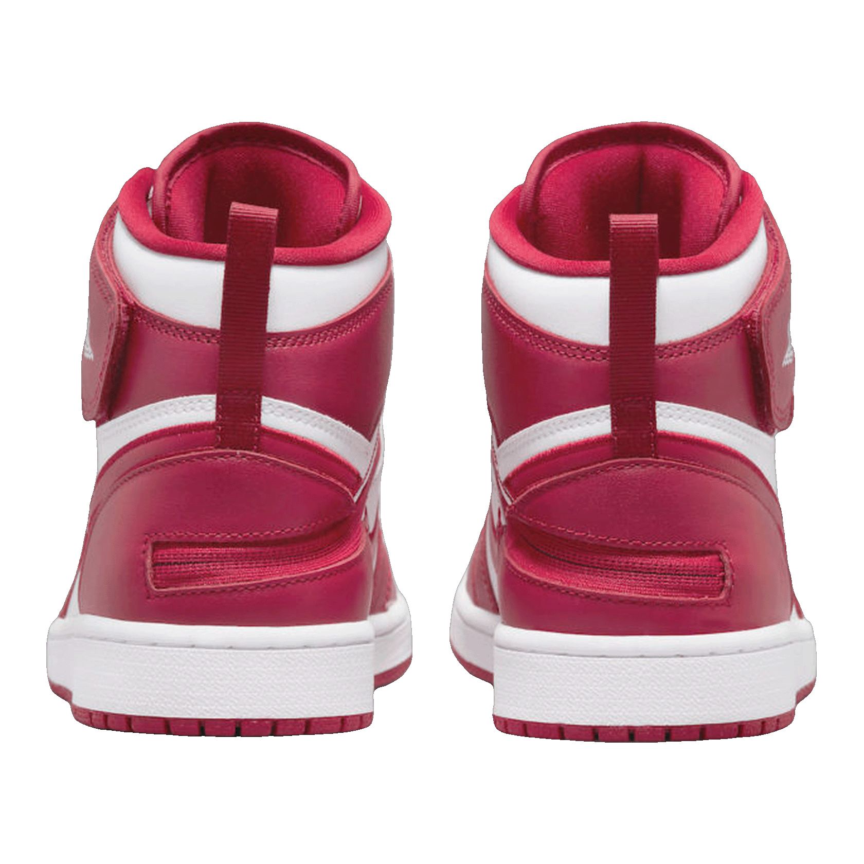 Nike Air Jordan 1 High FlyEase White Cardinal Red Back
