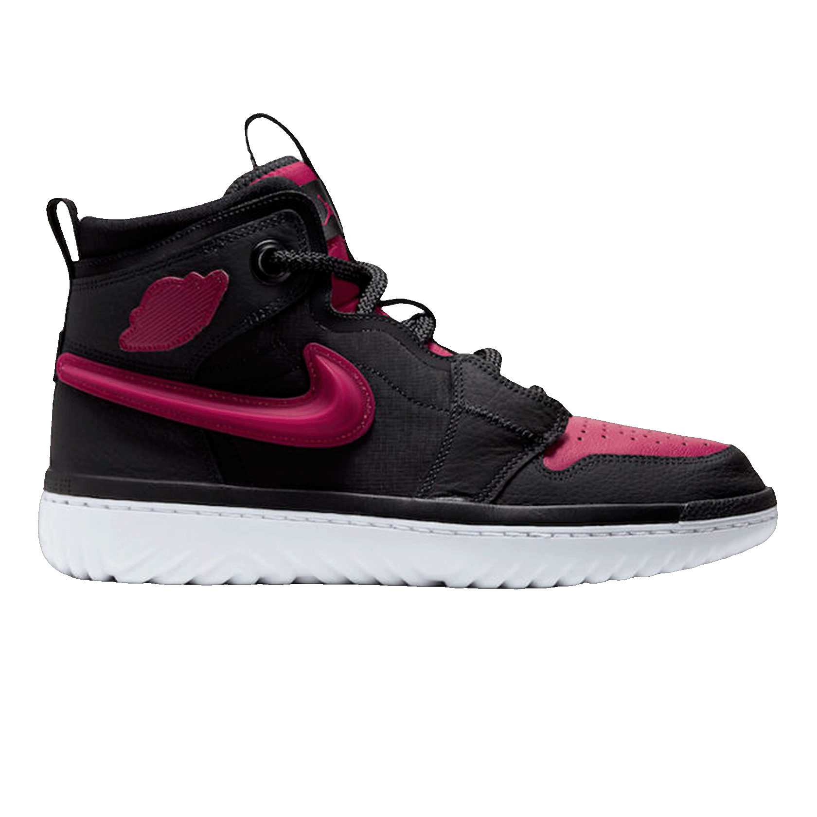Nike Air Jordan 1 High React Black Noble Red