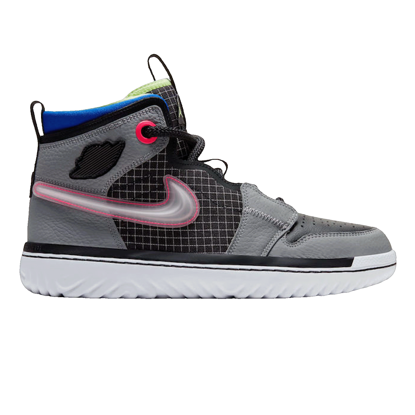 Nike Air Jordan 1 High React Black Particle Grey