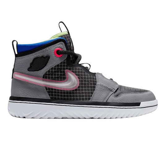 Nike Air Jordan 1 High React Black Particle Grey