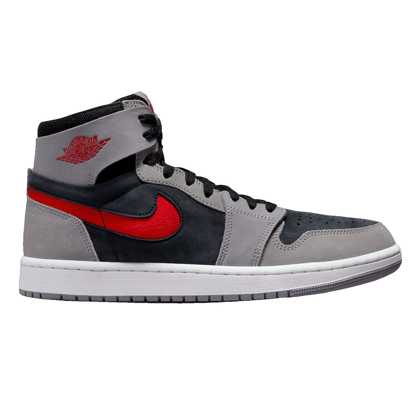Nike Air Jordan 1 High Zoom Air CMFT 2 Black Fire Red Cement