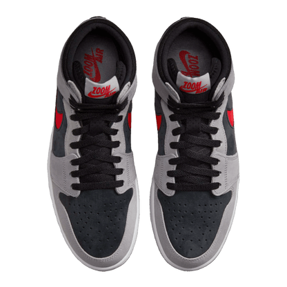Nike Air Jordan 1 High Zoom Air CMFT 2 Black Fire Red Cement Oben