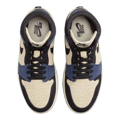 Nike Air Jordan 1 High Zoom Air CMFT 2 Muslin Blackened Blue Oben