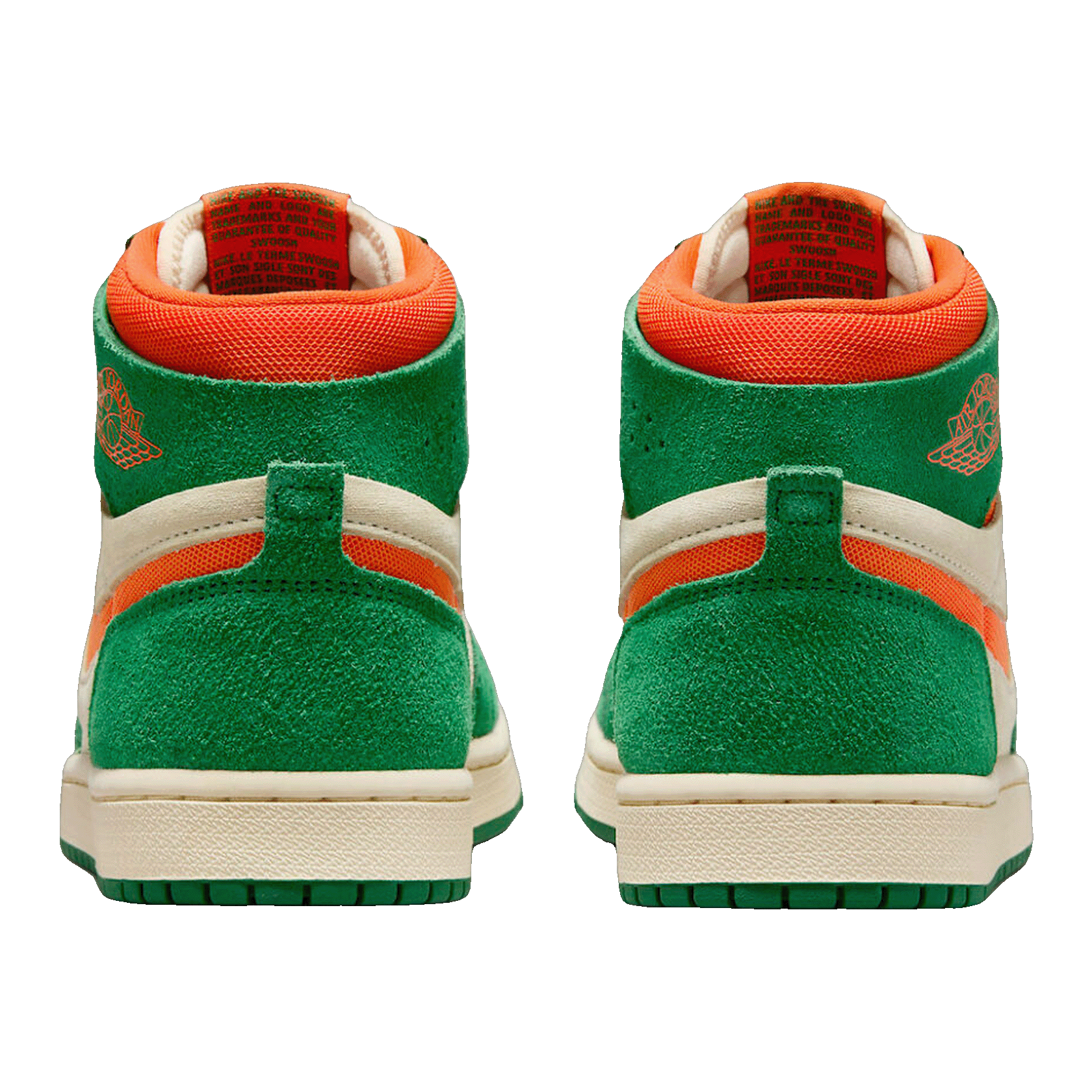 Nike Air Jordan 1 High Zoom Air CMFT 2 Pine Green Orange Blaze (W) Back