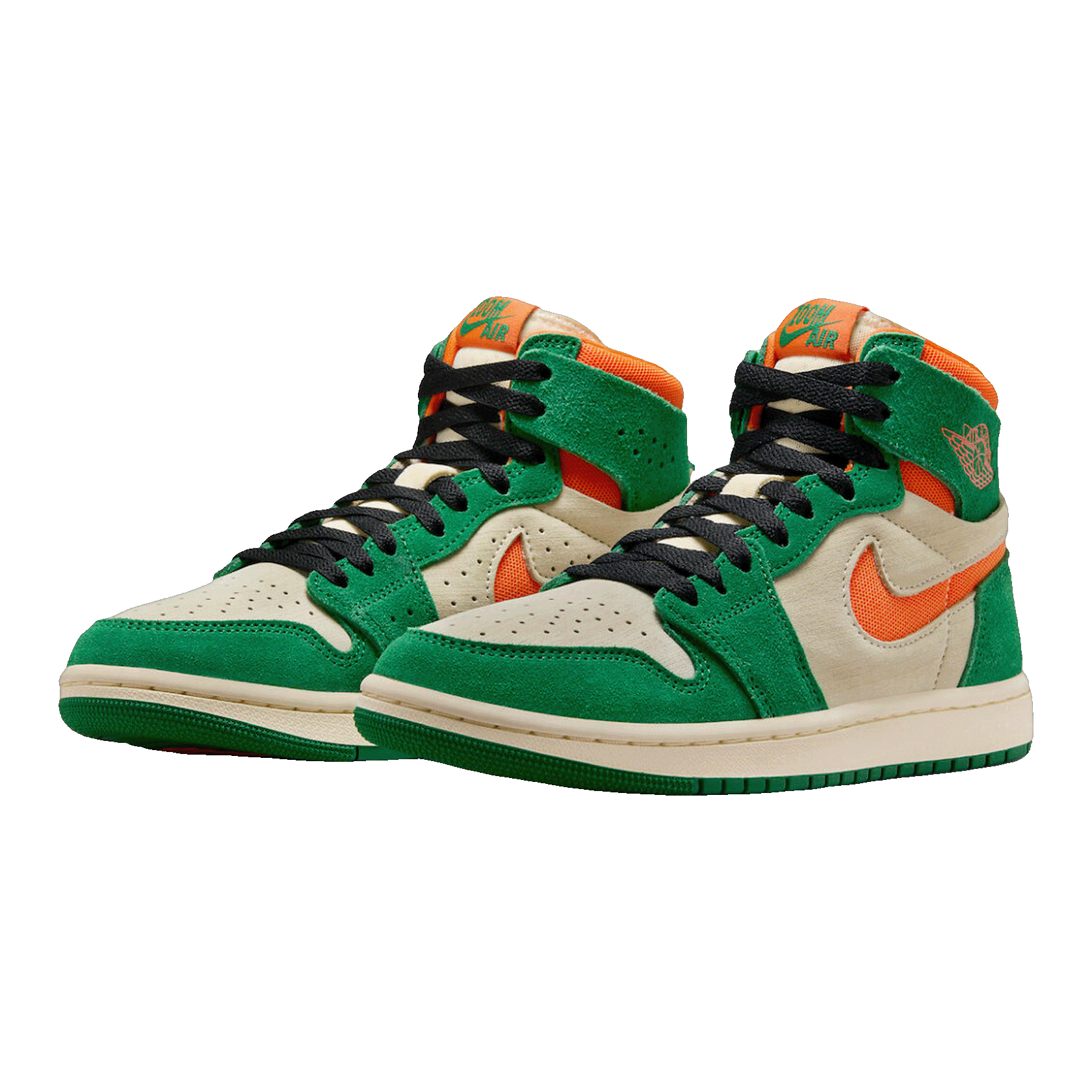 Nike Air Jordan 1 High Zoom Air CMFT 2 Pine Green Orange Blaze (W) Side