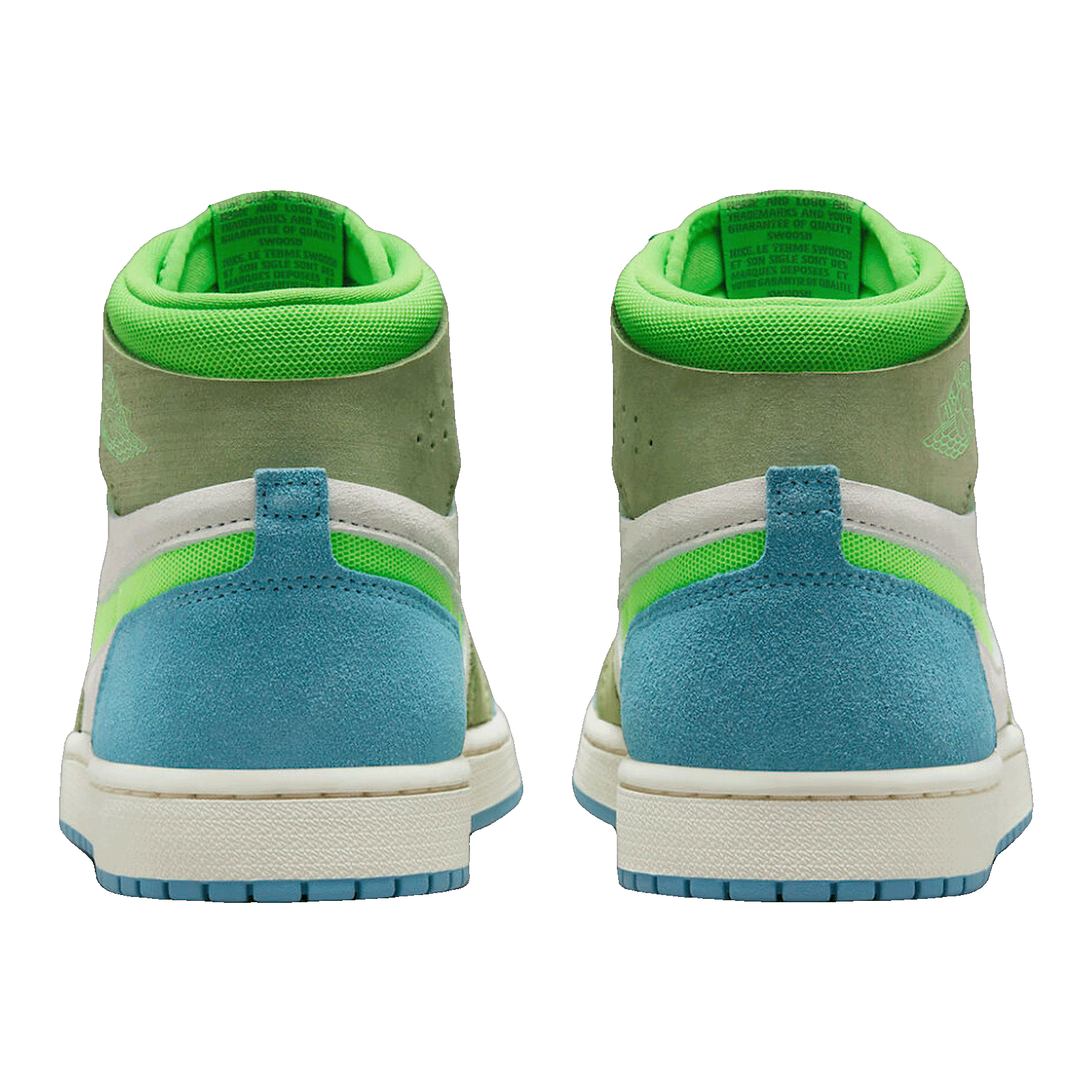 Nike Air Jordan 1 High Zoom Air CMFT 2 University Blue Volt (W) Back