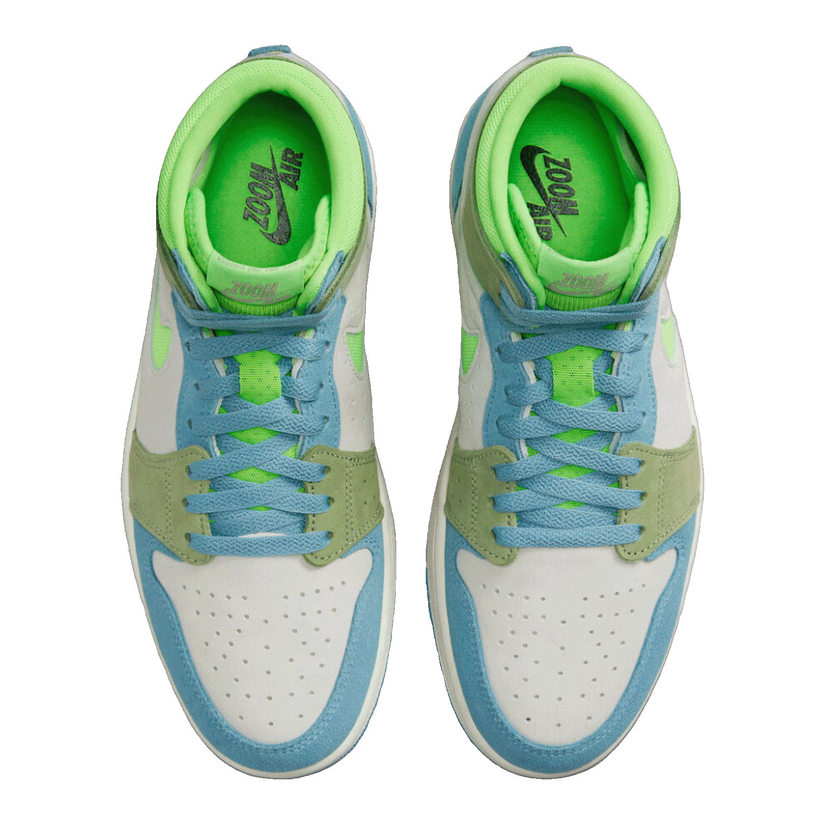 Nike Air Jordan 1 High Zoom Air CMFT 2 University Blue Volt (W) Oben