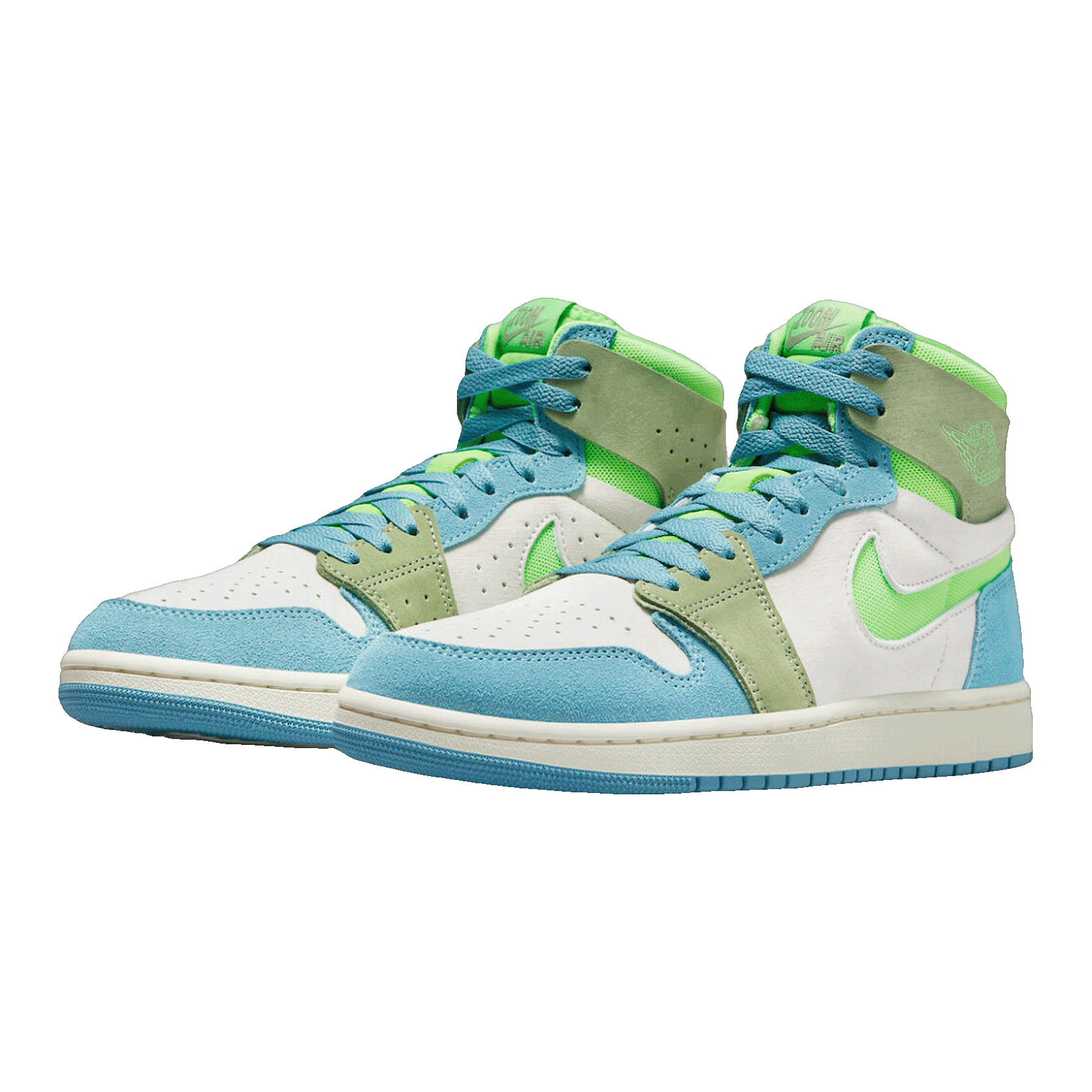Nike Air Jordan 1 High Zoom Air CMFT 2 University Blue Volt (W) Side