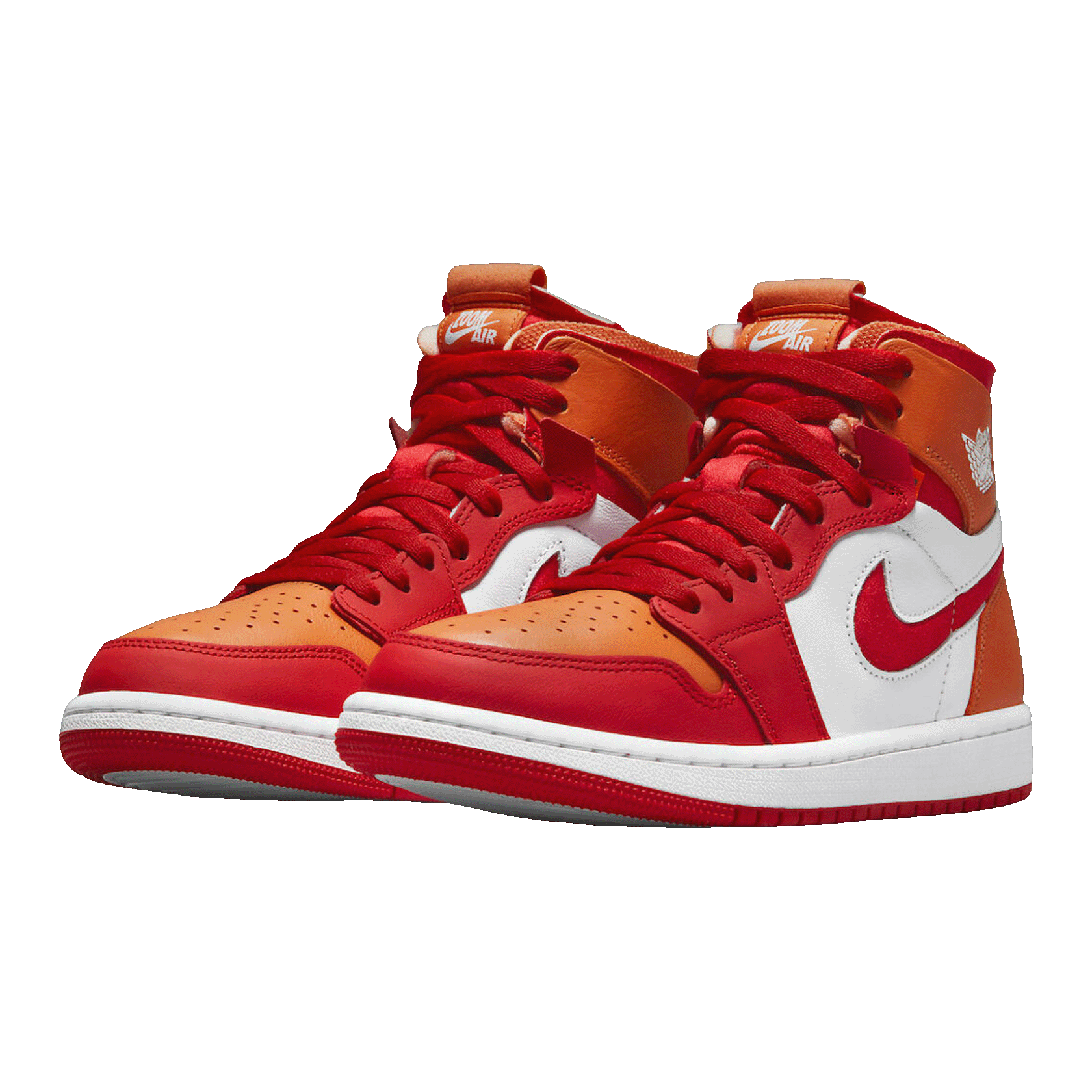 Nike Air Jordan 1 High Zoom Air CMFT Fire Red Hot Curry (W) Side