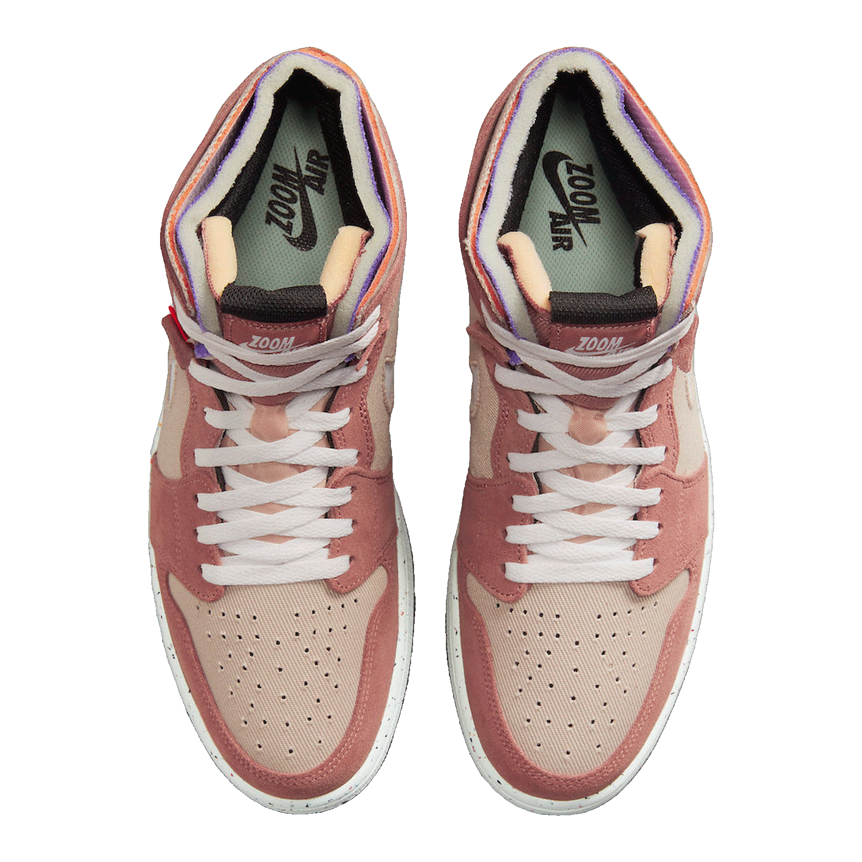Nike Air Jordan 1 High Zoom Air CMFT Fossil Stone Oben