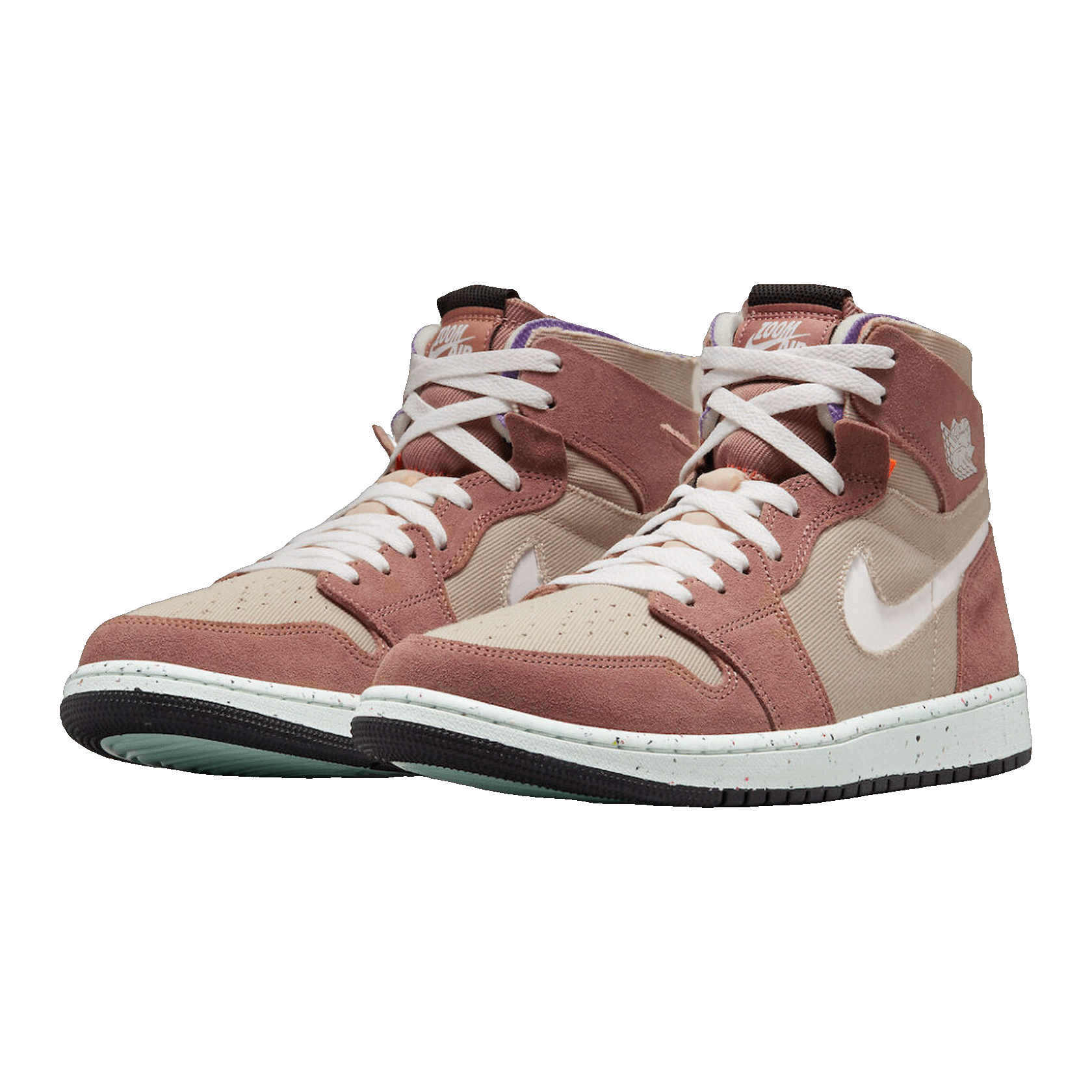 Nike Air Jordan 1 High Zoom Air CMFT Fossil Stone Side