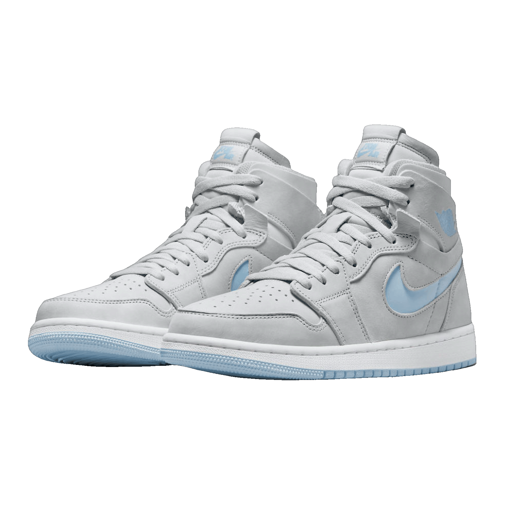 Nike Air Jordan 1 High Zoom Air CMFT Grey Fog (W) Side