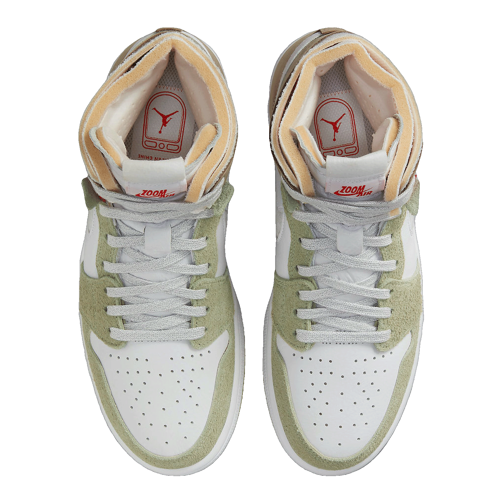 Nike Air Jordan 1 High Zoom Air CMFT Olive Aura (W) Oben